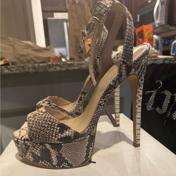 Snakeskin Aldo heels never worn - Picture 1 of 5